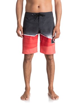 quiksilver, Men's Slash Logo 20" Boardshorts, CHERRY TOMATO (nnj6) SLASH LOGO 20 EQYBS03820