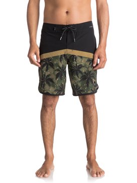 quiksilver, Hombres Boardshorts de 20" Scallop Crypt, BLACK (kvj6) CRYPT SCALLOP 20 EQYBS03824