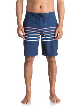 quiksilver, Men's Popline 20" Beachshorts, FEDERAL BLUE (bnc6) POPLINE BEACHSHORT 20 EQYBS03840