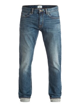quiksilver, Distorsion Medium Blue 34" - Jean coupe slim, MEDIUM BLUE (bygw) Distorsion Medium Blue 34" - Slim Fit Jeans EQYDP03252