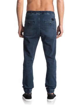 quiksilver, Fonic Neo Elder - Pantalon de jogging en denim coupe slim, NEO ELDER (byjw) Fonic Neo Elder - Slim Fit Denim Joggers EQYDP03337