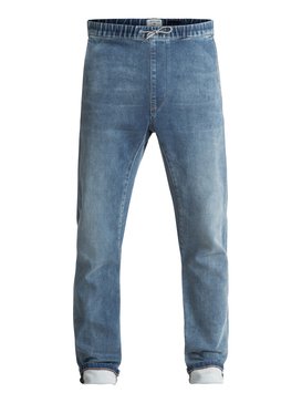 quiksilver, Fonic Straight Salty Stone - Pantalon de jogging en denim coupe slim, SALTY STONE (bfgw) FONIC STRAIGHT SALTY STONE EQYDP03338
