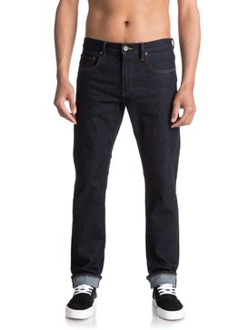 quiksilver, Revolver Rinse Straight Fit Jeans, RINSE (bsnw) Revolver Rinse - Straight Fit Jeans EQYDP03348