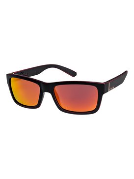 quiksilver, Deville - Lunettes de soleil, MATTE BLACK-WORN RED/ML RED (xkkr) Deville - Sunglasses EQYEY03043