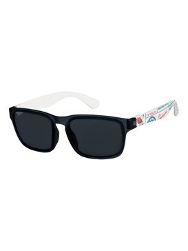 quiksilver, Stanford - Lunettes de soleil, MATTE CRYSTAL NAVY-PRINT/GREY (xbbk) STANFORD EQYEY03065