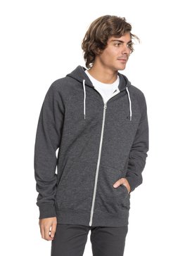 quiksilver, Everyday Zip-Up Hoodie, DARK GREY HEATHER (ktfh) Everyday - Zip-Up Hoodie EQYFT03429