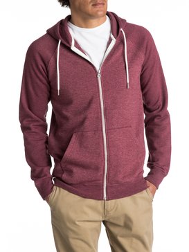 quiksilver, Everyday - Sweat à capuche zippé, POMEGRANATE HEATHER (rzgh) EVERYDAY ZIP EQYFT03429