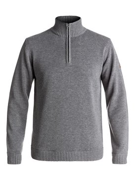 quiksilver, Dude - Funktionelles Mid Layer mit Reißverschluss, GREY HEATHER (kpgh) Dude - Half-Zip Technical Mid Layer EQYFT03627