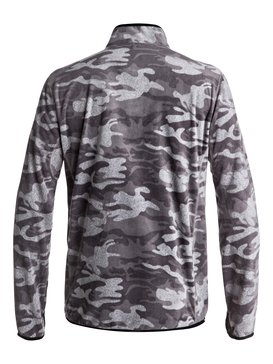 quiksilver, Aker - Polaire technique à demi-zip, BLACK GREY CAMOKAZI (kvj9) Aker - Half-Zip Technical Fleece EQYFT03629