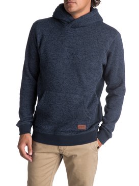 quiksilver, Keller Polar Fleece Hoodie, NAVY BLAZER HEATHER (byjh) Keller - Polar Fleece Hoodie EQYFT03660
