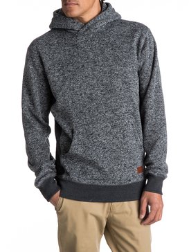 quiksilver, Keller Polar Fleece Hoodie, DARK GREY HEATHER (ktfh) Keller - Polar Fleece Hoodie EQYFT03660