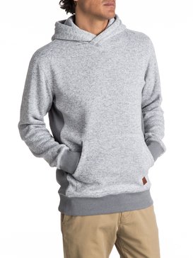 quiksilver, Keller Polar Fleece Hoodie, LIGHT GREY HEATHER (sgrh) Keller - Polar Fleece Hoodie EQYFT03660