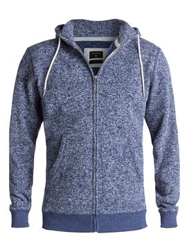 quiksilver, Keller - Zip-Up Fleecepullover mit Kapuze, MEDIEVAL BLUE HEATHER (bteh) Keller - Zip-Up Polar Fleece Hoodie EQYFT03661