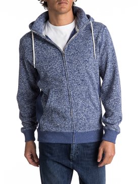 quiksilver, Keller - Sudadera de forro polar con capucha y cremallera, MEDIEVAL BLUE HEATHER (bteh) Keller - Zip-Up Polar Fleece Hoodie EQYFT03661