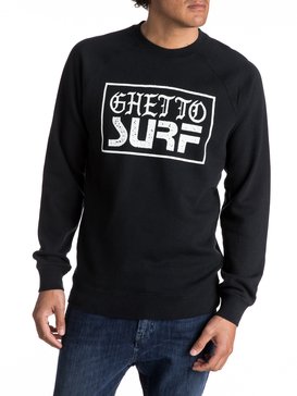 quiksilver, Ghetto Surf Sweatshirt, BLACK (kvj0) Ghetto Surf - Sweatshirt EQYFT03682