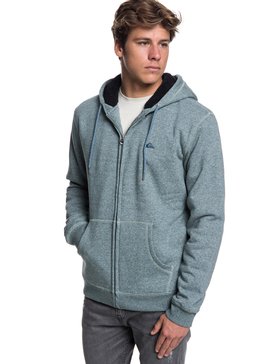 quiksilver, Everyday - Sweat à capuche zippé doublé en matière sherpa, TAPESTRY HEATHER (bphh) Everyday - Zip-Up Sherpa Lined Hoodie EQYFT03848