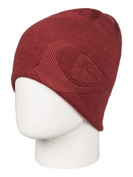 quiksilver, M&W - Bonnet loose réversible, KETCHUP RED (rqp0) M&W - Reversible Slouch Beanie EQYHA03071