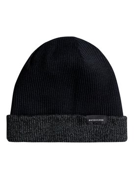 quiksilver, Performed Color Block - Bonnet réversible, DARK CHARCOAL HEATHER (kyfh) Performed Color Block - Reversible Beanie EQYHA03097