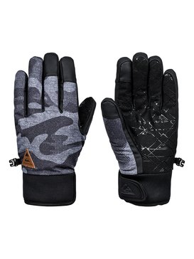 quiksilver, Method - Gants de snowboard/ski, BLACK GREY CAMOKAZI (kvj9) Method - Snowboard/Ski Gloves EQYHN03082