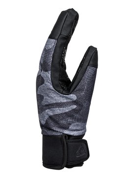 quiksilver, Method - Gants de snowboard/ski, BLACK GREY CAMOKAZI (kvj9) Method - Snowboard/Ski Gloves EQYHN03082