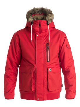 quiksilver, Arris - Manteau technique, RACING RED (rqr0) Arris - Technical Coat EQYJK03216