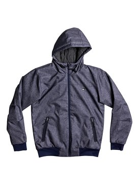 quiksilver, Brooks 5K - Veste bomber imperméable, MEDIEVAL BLUE HEATHER (bteh) Brooks 5K - Waterproof Bomber Jacket EQYJK03241