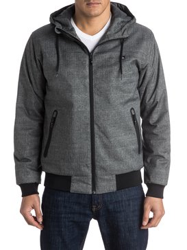 quiksilver, Brooks 5K - Veste bomber imperméable, DARK GREY HEATHER (ktfh) Brooks 5K - Waterproof Bomber Jacket EQYJK03241