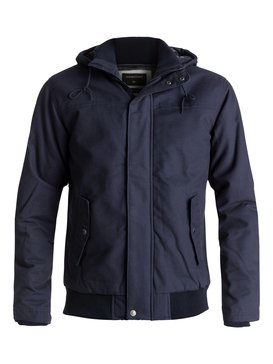 quiksilver, Everyday Brooks - Wasserabweisende Kapuzen-Bomberjacke, NAVY BLAZER (byj0) Everyday Brooks - Water-Repellent Hooded Bomber Jacket EQYJK03365