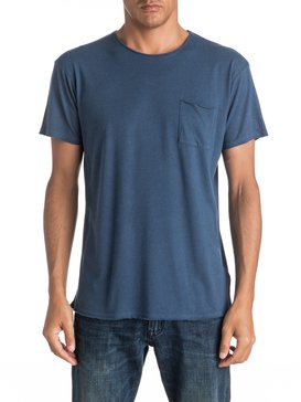 quiksilver, The Organic - Tee-Shirt à poche, DARK DENIM (brq0) The Organic - Pocket T-Shirt EQYKT03448