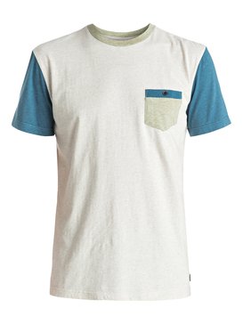 quiksilver, Baysic - Tee-Shirt à poche, BIRCH HEATHER (wdwh) Baysic - Pocket T-Shirt EQYKT03501