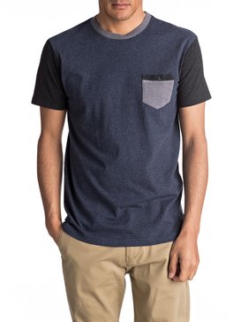 quiksilver, Baysic - Tee-Shirt à poche, NAVY BLAZER (byj0) Baysic - Pocket T-Shirt EQYKT03501