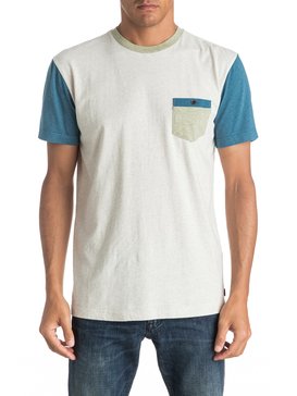 quiksilver, Baysic - Tee-Shirt à poche, BIRCH HEATHER (wdwh) Baysic - Pocket T-Shirt EQYKT03501