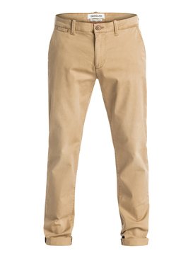 quiksilver, Krandy Straight Fit Tapered - Pantalon chino, BRITISH KHAKI (cne0) Krandy Straight Fit Tapered - Chinos EQYNP03068