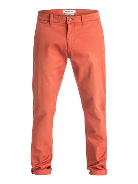 quiksilver, Krandy Straight Fit Tapered - Pantalon chino, ROOIBOS (rzb0) Krandy Straight Fit Tapered - Chinos EQYNP03068