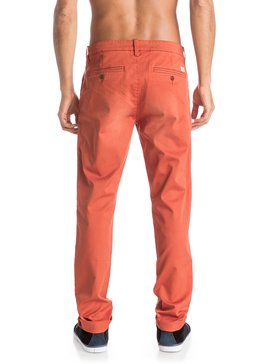 quiksilver, Krandy Straight Fit Tapered - Pantalon chino, ROOIBOS (rzb0) Krandy Straight Fit Tapered - Chinos EQYNP03068