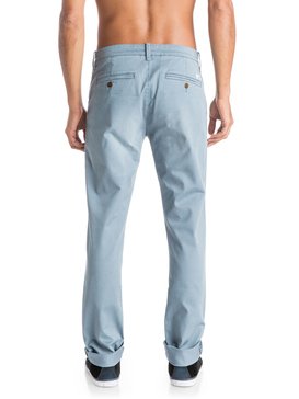 quiksilver, Krandy Straight Fit Tapered - Pantalon chino, FLINT STONE (sna0) Krandy Straight Fit Tapered - Chinos EQYNP03068