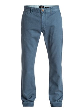quiksilver, Everyday - Pantalon chino, INDIAN TEAL (bqk0) Everyday - Chinos EQYNP03093