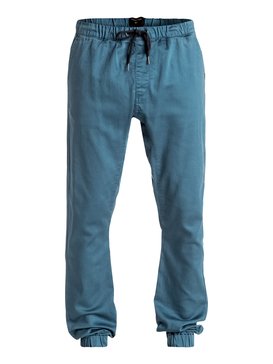 quiksilver, Fonic - Pantalon de jogging en sergé, INDIAN TEAL (bqk0) Fonic - Chino Joggers EQYNP03107