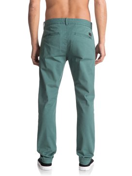 quiksilver, Krandy - Pantalon chino slim, SILVER PINE (gpa0) KRANDY EQYNP03108