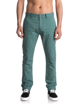 quiksilver, Krandy - Pantalon chino slim, SILVER PINE (gpa0) KRANDY EQYNP03108