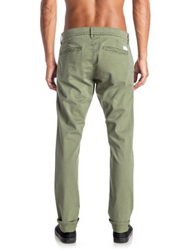 quiksilver, Krandy - Pantalon chino slim, FOUR LEAF CLOVER (gph0) Krandy - Slim Fit Chinos EQYNP03108