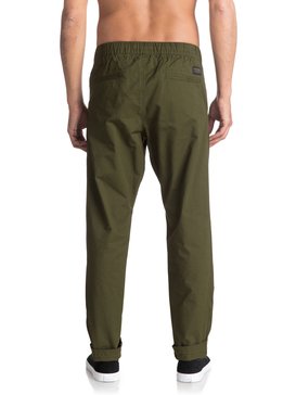 quiksilver, Fun Days Straight Fit Trousers, RIFLE GREEN (gsq0) Fun Days - Straight Fit Trousers EQYNP03110