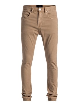 quiksilver, Low Bridge - Pantalon slim skinny, ELMWOOD (tmp0) Low Bridge - Slim Skinny Trousers EQYNP03115