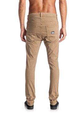 quiksilver, Low Bridge - Pantalon slim skinny, ELMWOOD (tmp0) Low Bridge - Slim Skinny Trousers EQYNP03115