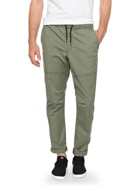 quiksilver, Men's Foxoy Straight Tapered Pants, FOUR LEAF CLOVER (gph0) FOXOY PANT EQYNP03134