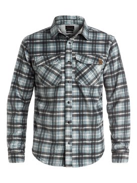 quiksilver, Surf Days - Chemise à manches longues en polaire, TARMAC (kta0) Surf Days - Long Sleeve Fleece Shirt EQYPF03015