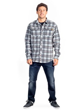 quiksilver, Surf Days - Chemise à manches longues en polaire, TARMAC (kta0) Surf Days - Long Sleeve Fleece Shirt EQYPF03015