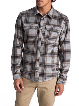 quiksilver, Surf Days Long Sleeve Polar Fleece Shirt, MGH CHECK (kpv6) SURF DAYS EQYPF03025