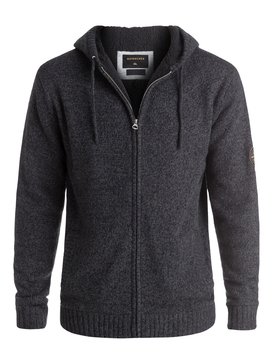 quiksilver, New Likoma - Sweat à capuche zippé, BLACK (kvj0) New Likoma - Zip-Up Hooded Sweater EQYSW03140