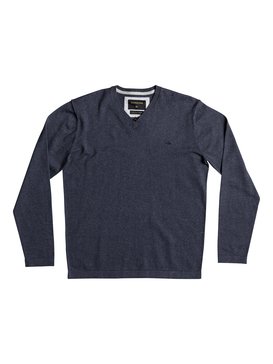 quiksilver, Everyday Kelvin - Sweatshirt mit V-Ausschnitt, NAVY BLAZER HEATHER (byjh) Everyday Kelvin - V-Neck Sweatshirt EQYSW03141